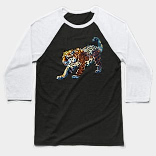 Pixel Jaguar Baseball T-Shirt